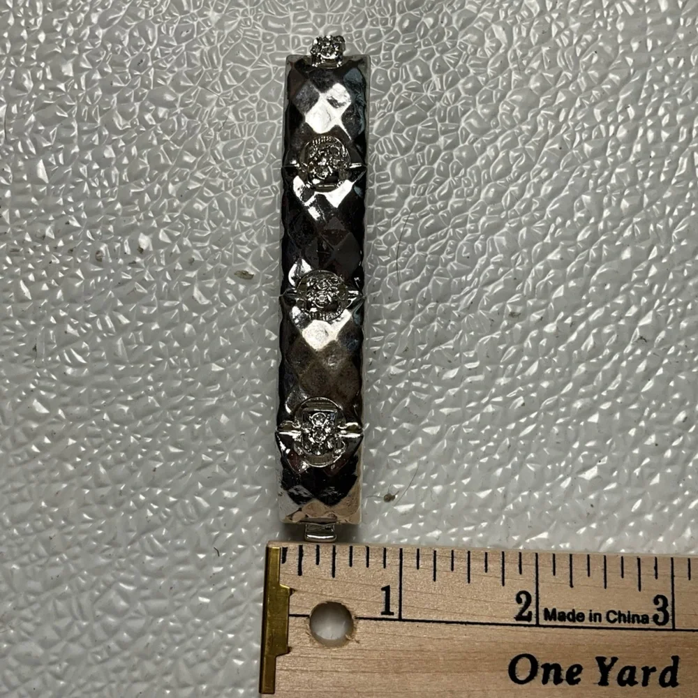 Stainless Steel‎ Rhinestone Elastic Bracelet